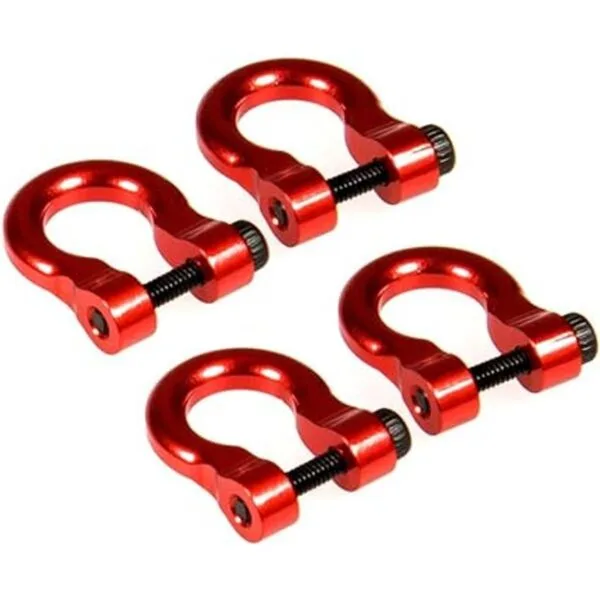 QueT 4 grillete de remolque de aluminio para coche de_2