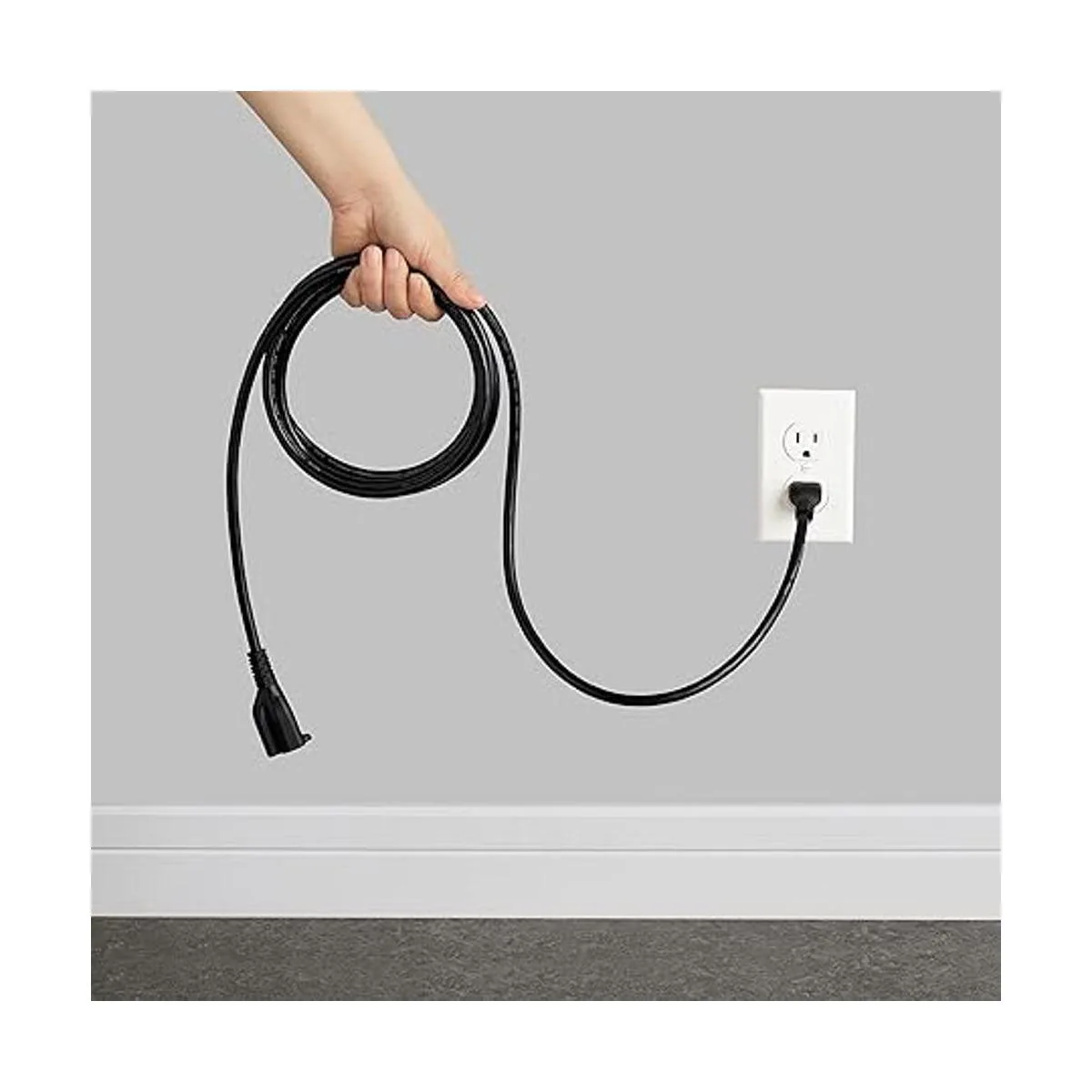 Cable de extensión de 10 pies 13 amperios 125 V negro_5