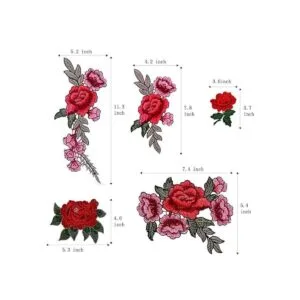 BronaGrand 10 piezas de 5 pares de parches bordados de_3