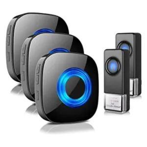 PHYSEN Kit de timbre inalámbrico que funciona a 1000_1