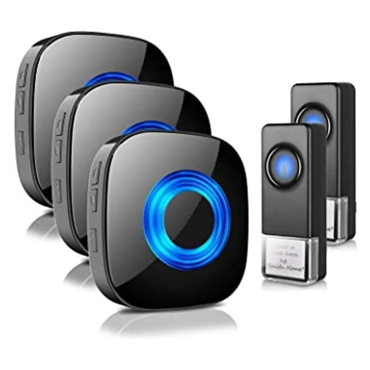 PHYSEN Kit de timbre inalámbrico que funciona a 1000_1