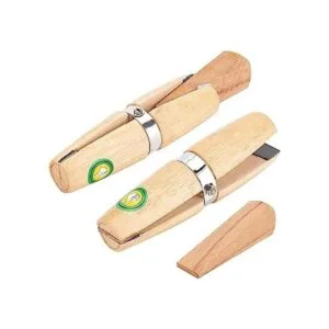 PH PandaHall Paquete de 2 abrazaderas de anillo de madera_1