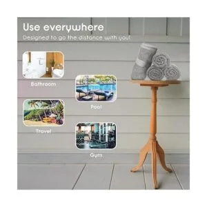 Ariv Toallas de baño de algodón de bambú de alta calidad_5