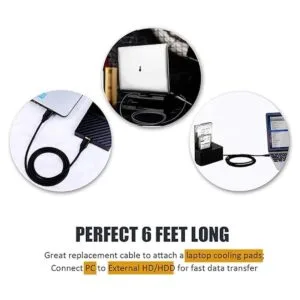 Besgoods Cable USB 3.0 macho a macho 2 unidades_3