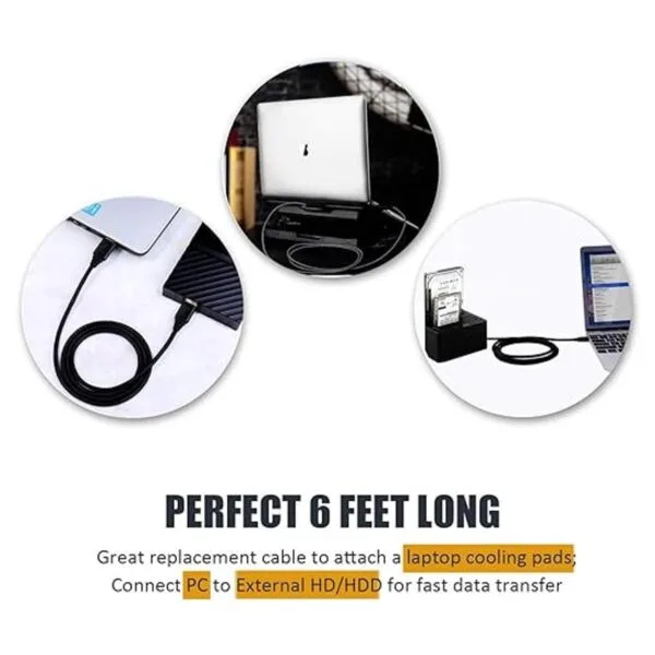 Besgoods Cable USB 3.0 macho a macho 2 unidades_3