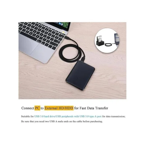 Besgoods Cable USB a USB cable USB 3.0 tipo A macho a_3