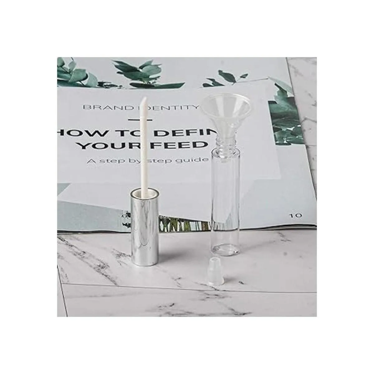 GTHER 10 recipientes vacíos de brillo de labios de 0.3 fl_6