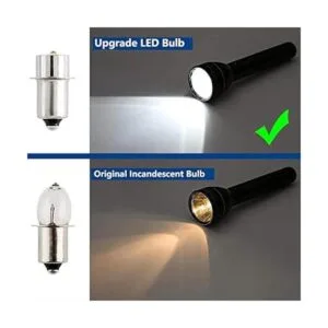 LudoPam Linterna de bombilla LED de repuesto de 2 celdas D_4