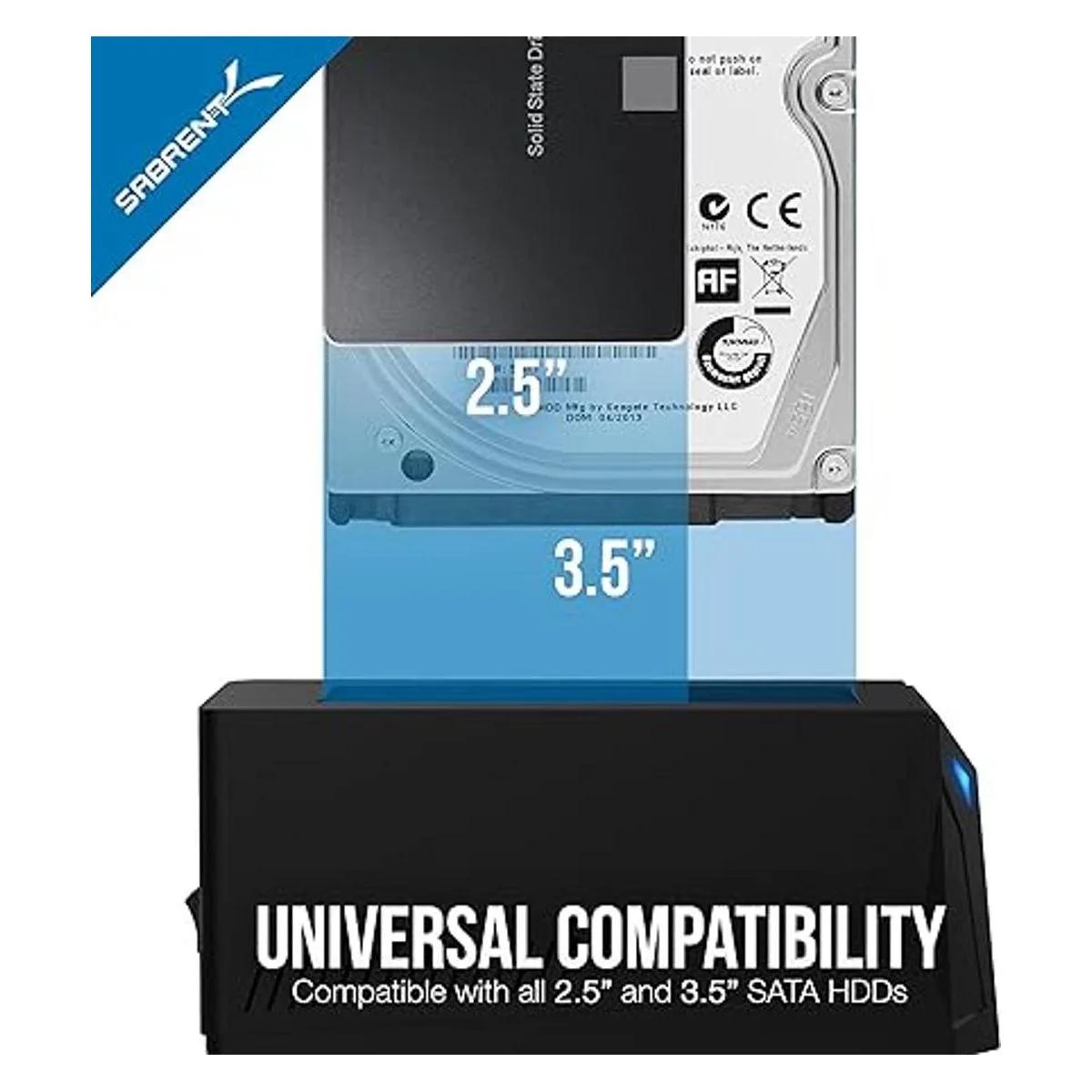 SABRENT Estación de acoplamiento externa USB 3.0 a SATA_5