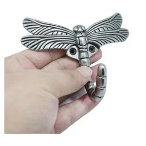Ganchos decorativos de libélula Toalla de libélula para_4