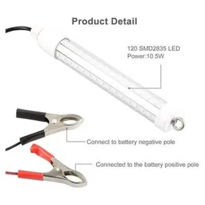 Lámpara de pesca sumergible LED de 12 V y 120 LED_5