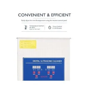 Limpiador ultrasónico profesional COZ de 110 V con_4