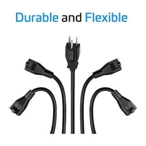 Divisor de cable de extensión de 4 salidas 6 pies de_6