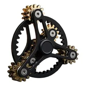 Puro latón Fidget Spinner engranajes Linkage Fidget Gyro_1