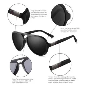 2020 VentiVenti Gafas de sol aviador para hombre lente_4