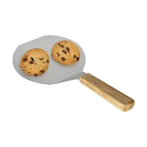 Espátula ancha de acero inoxidable extra grande con mango_3