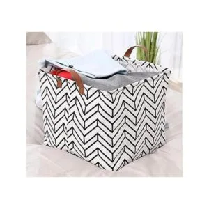 Cesta de almacenamiento de lona plegable organizador con_6