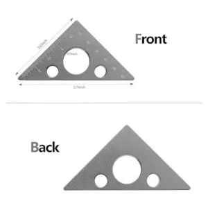 Regla de ángulo de aleación de aluminio de 45 grados_2