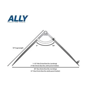 ALLY Tools Divisor de precisión de 12.0 in incluye dos_5