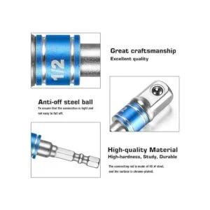 El juego de adaptadorextensión de enchufe de grado de_6