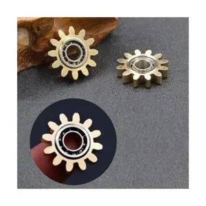 Puro latón Fidget Spinner engranajes Linkage Fidget Gyro_5
