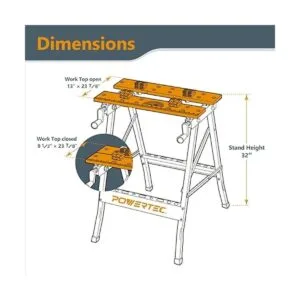 POWERTEC MT4006 Deluxe Bamboo Workbench Top Centro de_2