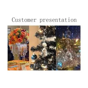 Guirnalda de 30 cuentas de cristal acrílico transparente_4