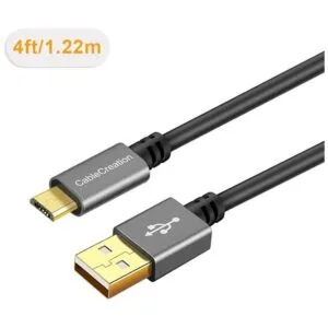 Cable USB en espiral CableCreation 0.56 pies a 4 pies_2