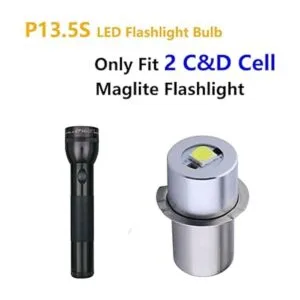 LudoPam Linterna de bombilla LED de repuesto de 2 celdas D_5