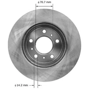 Bendix Premium tambor y rotor PRT5684 rotor de freno_3