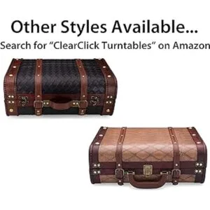 ClearClick Tocadiscos vintage para maleta con Bluetooth y_6