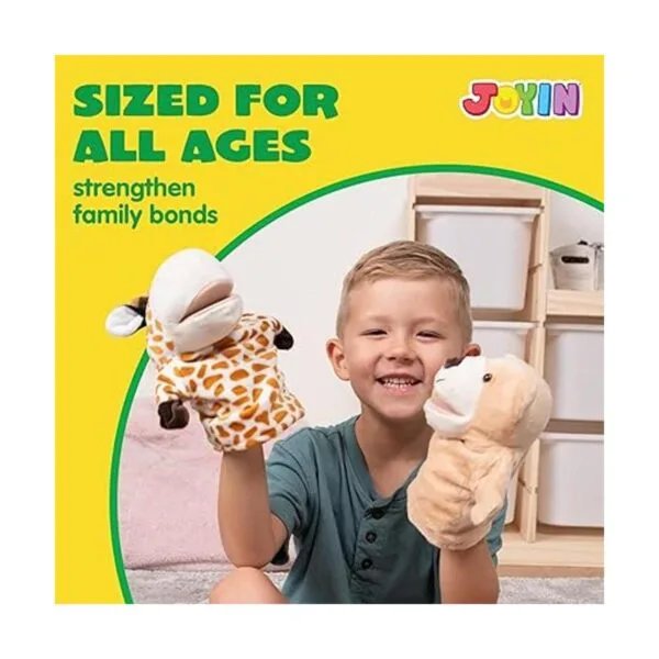 Animal Friends Marionetas de mano de lujo para niños con_5