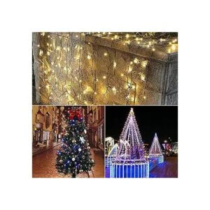 Tira de luces solares de lichi para exteriores 16.5 pies_3