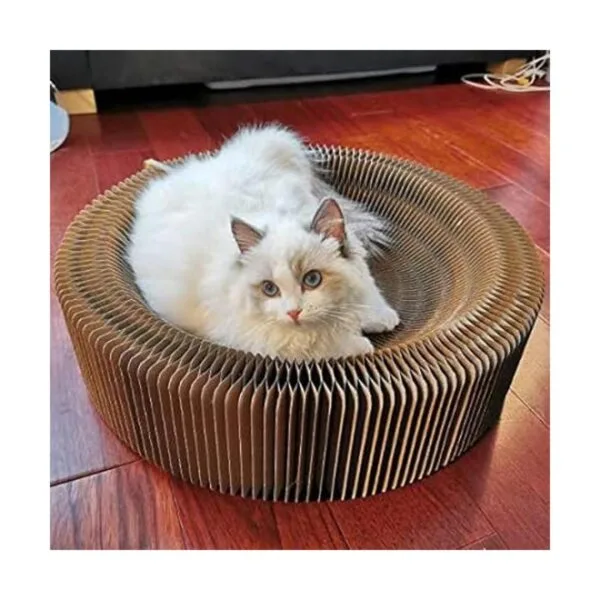 BobbyPet Cama de descanso rascador para gatos forma_4