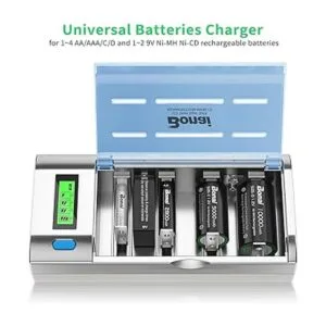 BONAI Cargador de batería inteligente LCD para baterías_3