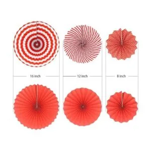 ADLKGG Juego de abanicos de papel para colgar en fiestas_6