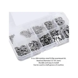 Kit de anillo de retención de clip electrónico de acero_5