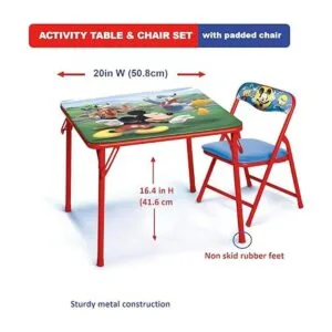 Disney Junior 45704 Mickey Kids Juego de mesa y silla_2