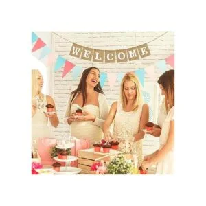 Guirnalda de arpillera rústica de yute vintage para_3