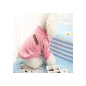 Idepet Suéter clásico de punto para perro abrigo de forro_4