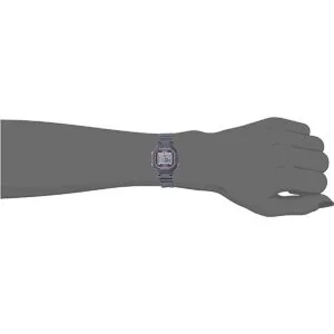 Womens LA20WH1ACF Classic Digital Black Resin Watch_2