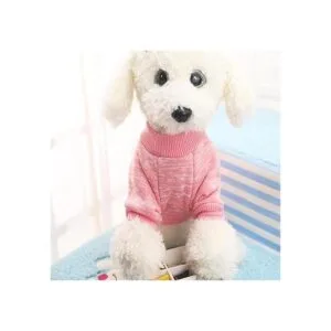 Idepet Suéter clásico de punto para perro abrigo de forro_3