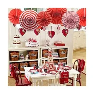 ADLKGG Juego de abanicos de papel para colgar en fiestas_3