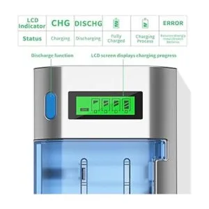 BONAI Cargador de batería inteligente LCD para baterías_2