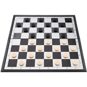 Kaile Set de ajedrez 3 en 1 con damas y backgammon_3