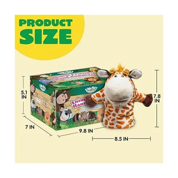 Animal Friends Marionetas de mano de lujo para niños con_6