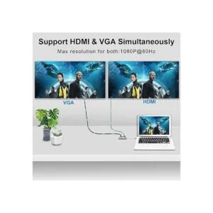 Adaptador USB C HDMI VGA USB 3.0 Weton 5 en 1 USB 3.1_4