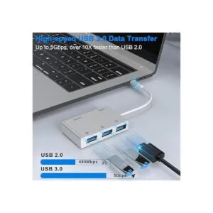 Adaptador USB C HDMI VGA USB 3.0 Weton 5 en 1 USB 3.1_3
