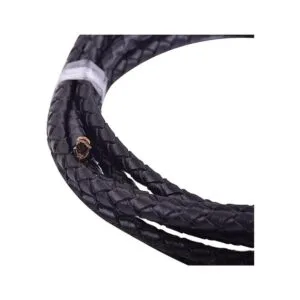 KONMAY Cordón de cuero trenzado redondo de varios tamaños_2