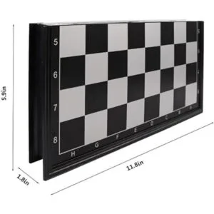 Kaile Set de ajedrez 3 en 1 con damas y backgammon_5